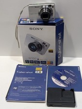 Sony Cyber-shot DSC-W150 8.1MP Silver Digital Camera Point Shoot w Charger