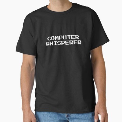Information Technology Help Desk Computer Whi T-Shirt Made in US/AUS Size S-2XL