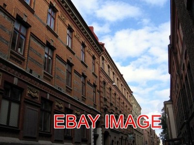 FOTO GÖTEBORG SCHWEDEN. DIE ZIEGEL EINIGE TOLLE MAUERWERKE IN DER POSTGATAN STRASSE I