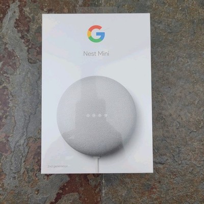 Google Nest Mini 2nd Gen GA00638-US Chalk White NEW