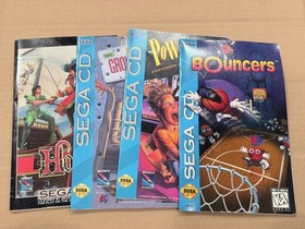 Sega CD 8 Manual Lot Dracula Hook Ground Zero Texas Bouncers Microcosm Rare