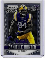 LSU Tigers DANIELLE HUNTER 2015 Panini Prizm Draft Picks ROOKIE Football Card. rookie card picture