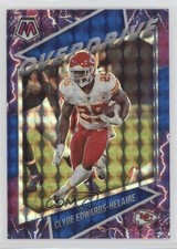 2021 Panini Mosaic Overdrive Blue Prizm 20/99 Clyde Edwards-Helaire #OV-18 01i1