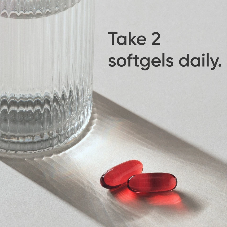 Total Omega-3 2200mg 120 Softgels Wild Salmon Krill Astaxanthin EPA DHA - Image 3 of 4