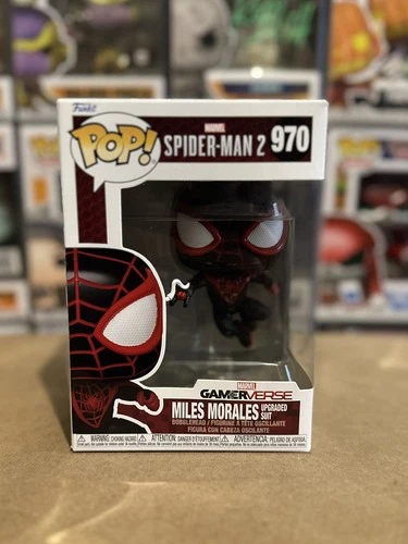 Miles Morales Funko Pop #970 - Spider-Man 2 - Upgraded Suit - Marvel