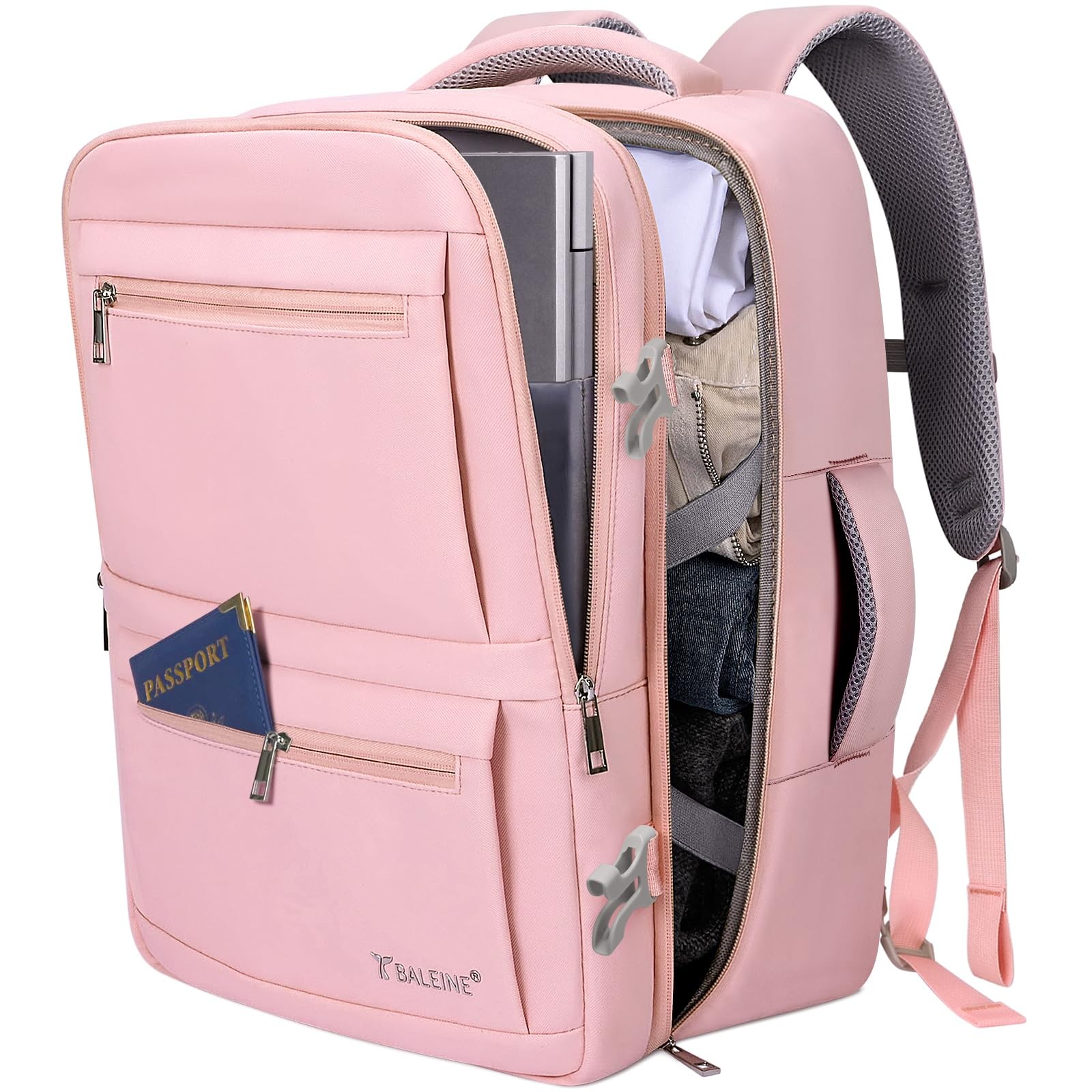 Durable Large Travel Backpack for Women & Men with Laptop Compartment-image