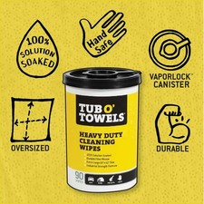 90 Count Tub O Towels Heavy-Duty Multi-Surface Cleaning Wipes