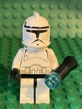 Lego Star Wars Minifigure Clone Trooper Phase 1 sw0058 #4482 7163 Original