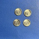 4 Gem BU 1955-s Roosevelt Dimes 10C Uncertified Lot