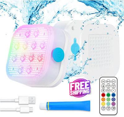 Luces flotantes LED que cambian de color con imán para estanque de piscina NEW
