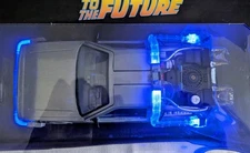 Back to The Future - Delorean Time Machine (NEW) Lights Up Blue
