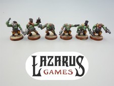Warhammer 40k Ork, Orks - 6x Gorkamorka Boyz painted oop plastic 