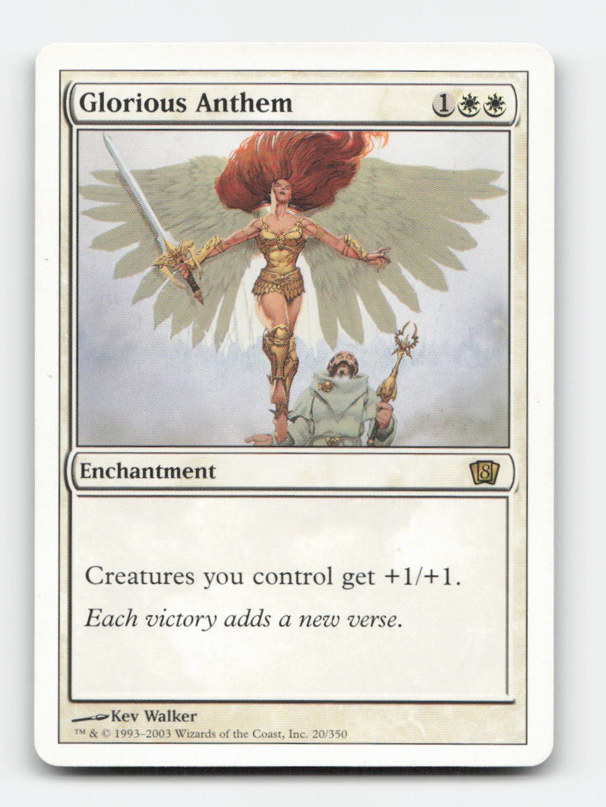 Glorious Anthem 20 - R 8ED - Magic: The Gathering LP