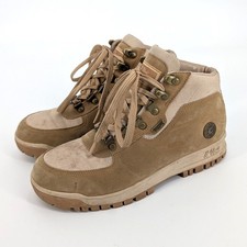 Reebok G-Unit G6 Tan Wheat Mid Top Boots Womens Size 6.5 RB 406 FLU 50 Cent
