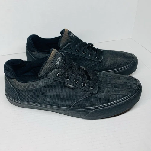 Sneakers Vans nere in tela Atwood uomo 12 basse da skateboard