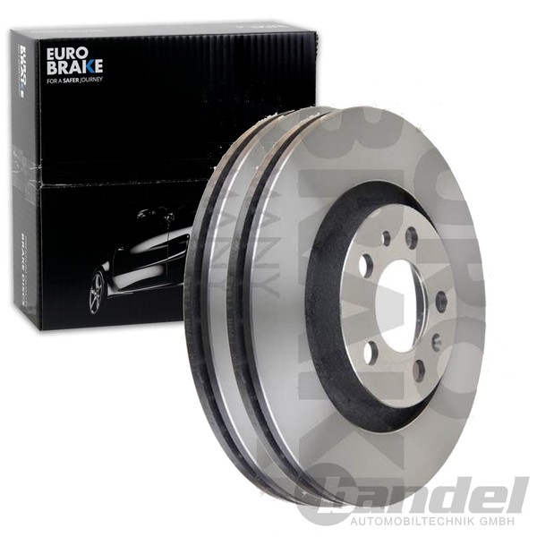 2X Eurobrake Bremsscheiben 280Mm BelÜFtet Vorne Passend FÜR Audi A3 Seat Leon-image