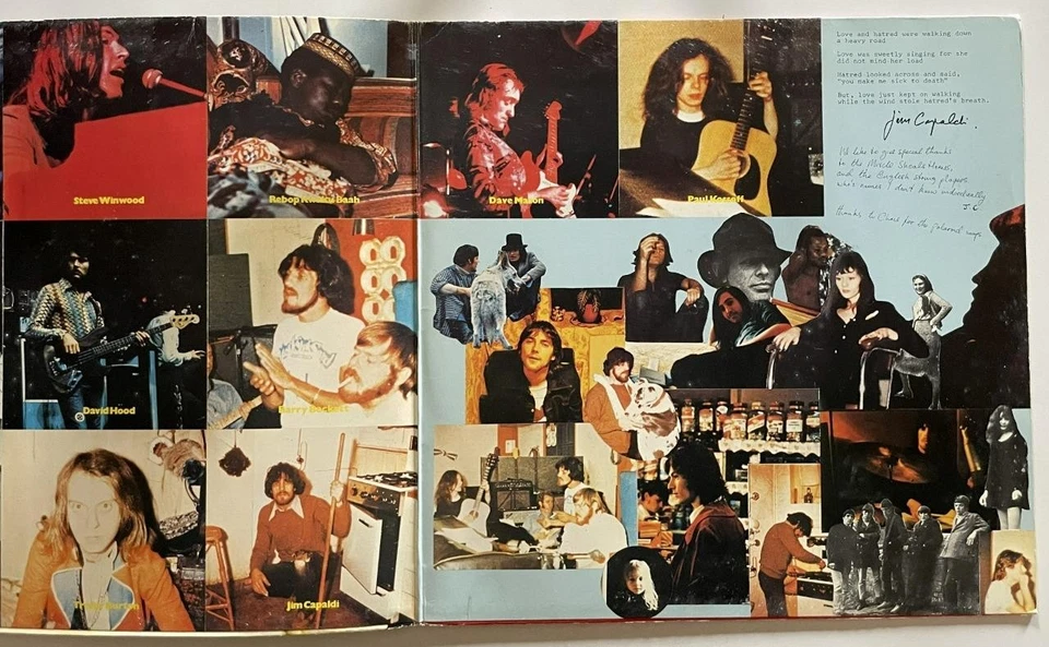 Jim Capaldi Oh How We Danced LP EX Island (Germany) Traffic (1972) - Image 3 of 4