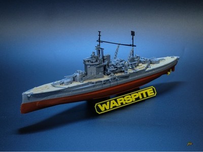 1/700 Battleship World HMS Warspite Battleship Model Kit W/base 3D Printing