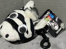 Vintage Teacher  s Pet Book Zackerys Zany Zebra Facts Backpack Keychain Clip