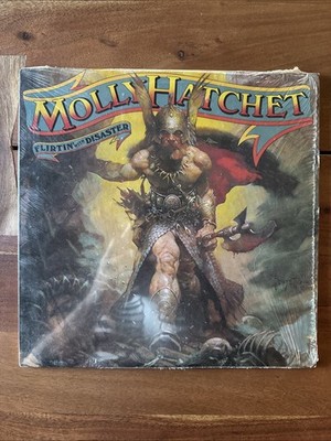 Molly Hatchet Flirtin  With Disaster Vinyl LP 1979 Epic Records JE 36110 Shrink