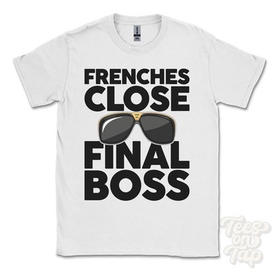 FRENCHES CLOSE FINAL BOSS T-SHIRT lustiges Weihnachtsgeschenk Prudhoe Northumberland