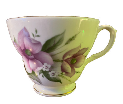 Duchess  Wood Anemone  Bone China Teacup  England