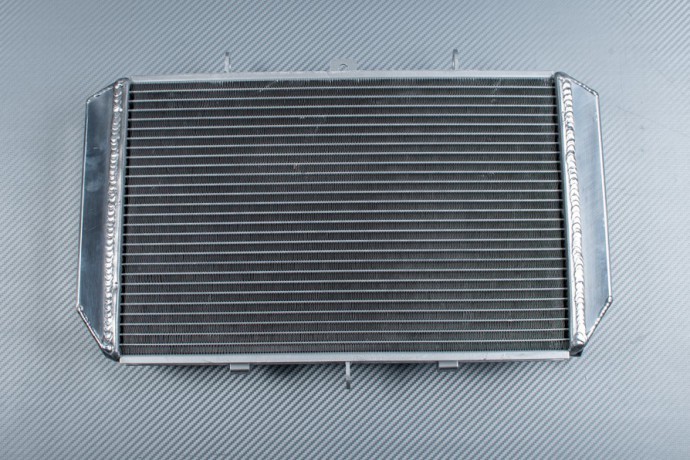 Radiateur eau racing Kawasaki Z800 refroidissement moto aluminium noir