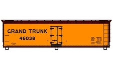Accurail 81802 HO Scale Grand Trunk 40' Wood Refrigerator Car Unassembled Kit