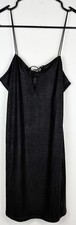 Forever 21 Sexy Black Snakeskin Bodycon Minidress, Small