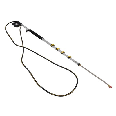#ad 24ft Telescoping Pressure Washer Wand Lightweight Gutter Cleaner Attachment K... $248.38