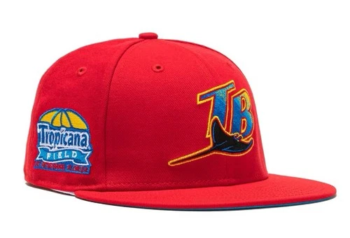 New Era Tampa Bay Rays Hat Wheels Tropicana Field Patch Hat Club Exclusive 7 1/2