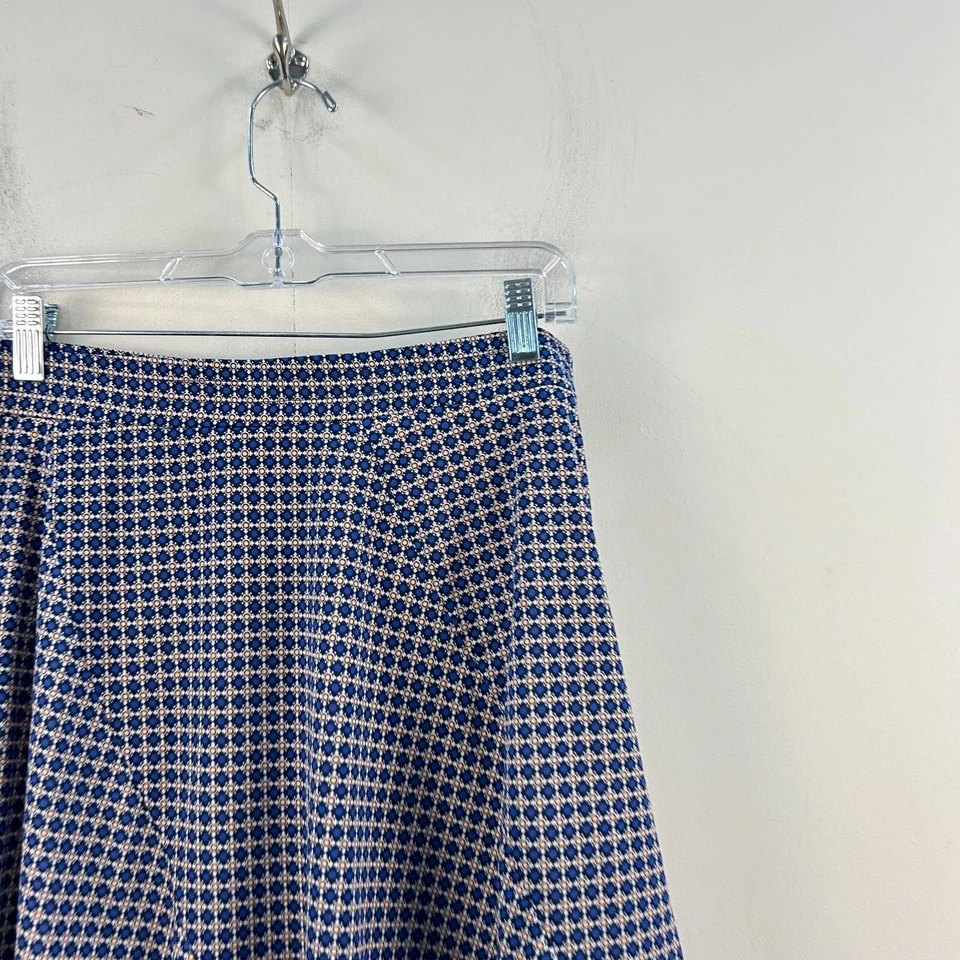 Falda cómoda para mujer XL azul amarillo punto a lunares cintura elástica mini 22404 Foto 3 de 4