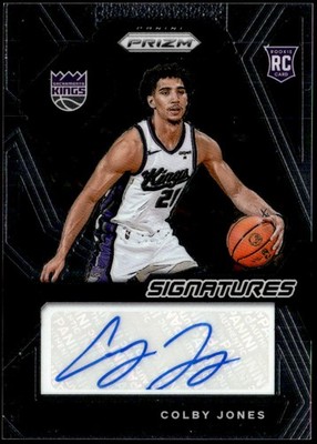 2023-24 Panini Prizm #RSI-CBY Colby Jones Rookie Signatures Auto