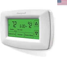 Luxury Touchscreen Thermostat with Smart Features - 7-Day Program Capability