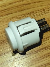 USA CA WHITE Arcade Push Button MAME Arcade1UP 24mm Guitar Kill