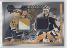 2003 Luxury Suite Platinum Blue Jersey/Patch Scott Walker Tomas Vokoun Patch 2d8
