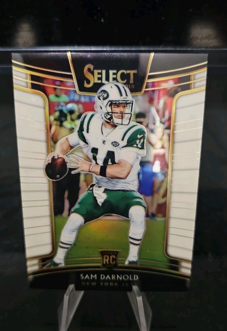 2018 Panini Select - Concourse Sam Darnold Rookie RC #18 White Prizm 57/75