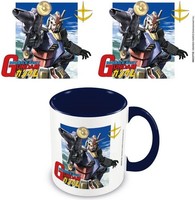 Gadget - Gundam: Pyramid - Taking Aim (Blue Coloured Inner Mug / Tazza) -D- Pyra