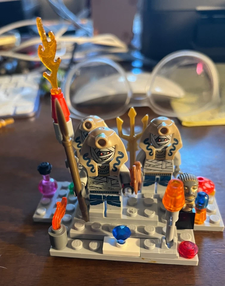 Lego genuíno Mummy Warrior 3 lote Pharaoh's Quest -pha011 - 7325 - Imagem 3 de 4