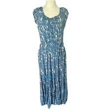 Karen Kane NWT Womens Ditzy Blue Floral Maxi Dress Sz M Tiered Mothers Day Event