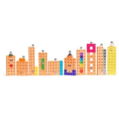 ナンバーブロックス　Numberblocks 21-30 正規品 Learning Resources MathLink Cubes Numberblocks 21-30 Activity Set