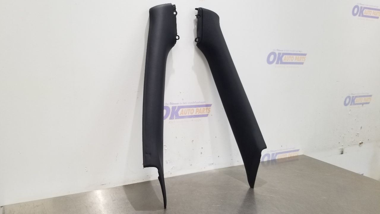 Bentley Continental GT Left, right Windshield pillar covers Pair Black P/N 3W7867719