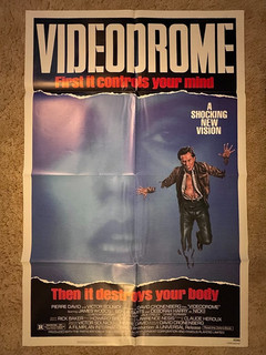 Videodrome 1983 Movie Poster 27x41 James Woods Debbie Harry