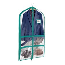 1 Pack BlueGreen 40 Inch Waterproof PVC Dance Costume Garment Storage Bag