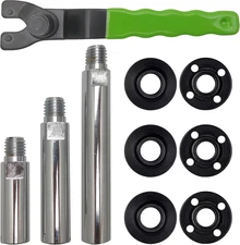 5/8"-11 Angle Grinder Extension Shaft Connecting Rod with Grinder Adjustable Spa