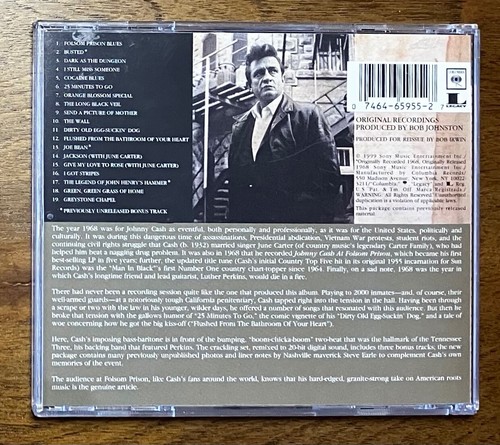 Johnny Cash At Folsom Prison nice used CD American Milestones - Imagen 2 de 4