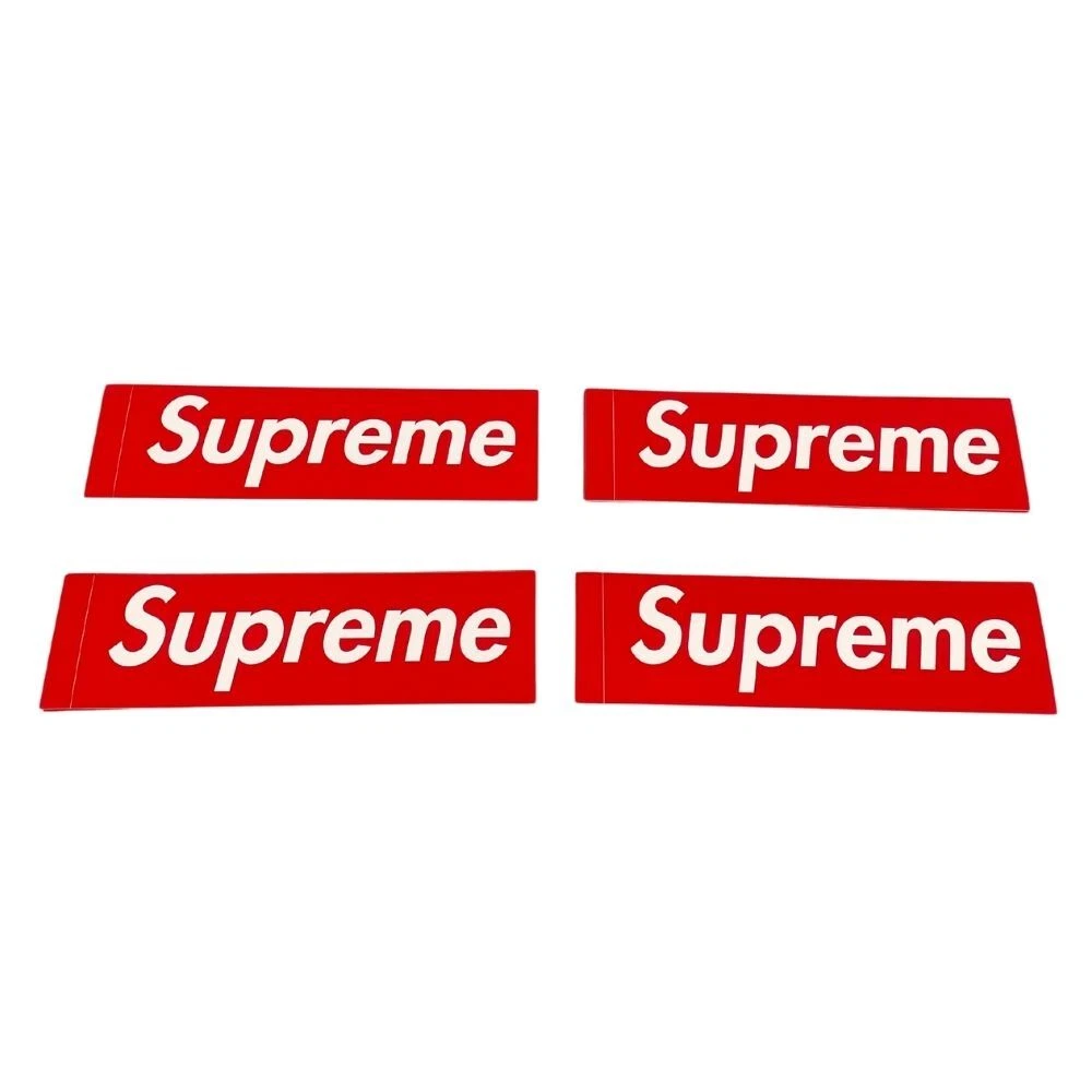 SUPREME Boîte Autocollants Logo, Rouge, Lot de 40 Authentique / 40102