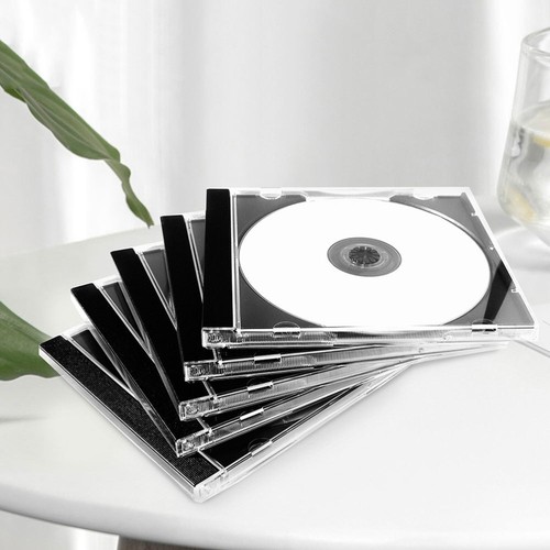 8 Pcs CD-Hülle Reisen Büro Leere CD-Hüllen CD-Aufbewahrungshüllen - Afbeelding 3 van 12