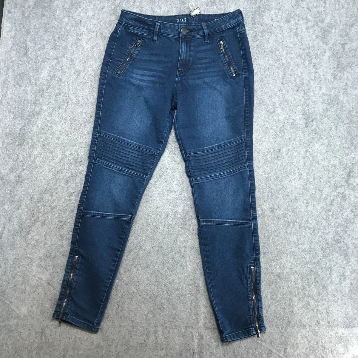 Moto jeggings with 2025 ankle zipper