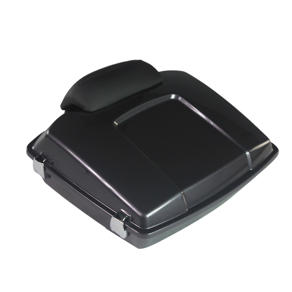 Razor Pack Trunk Chopped Backrest for Harley Touring 1993-2013 Charcoal Pearl